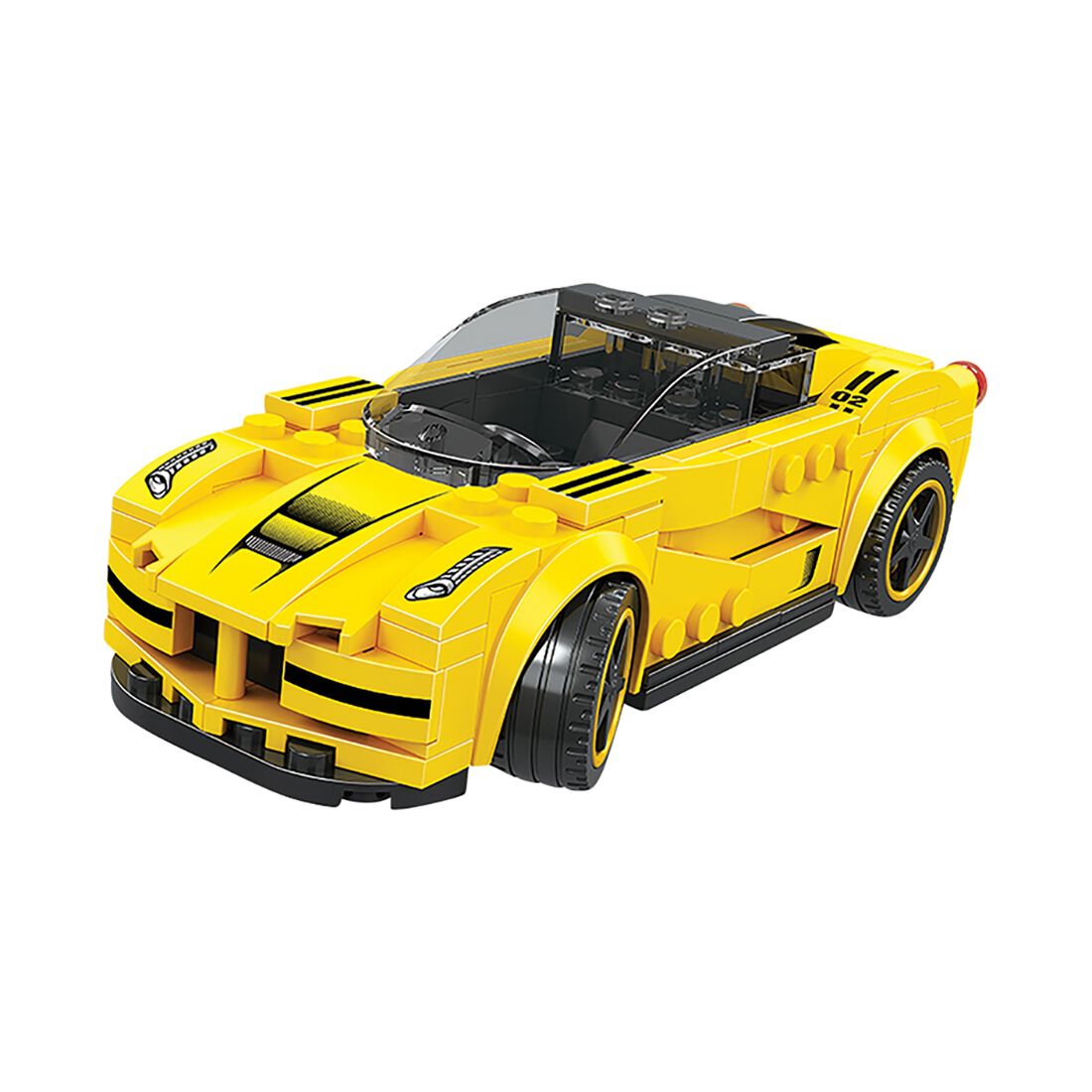 Building Bricks Mini Car Yellow, , scaau_hi-res