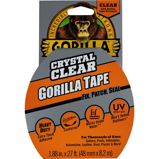 Gorilla Crystal Clear Repair Tape 48mm x 8.2m, , scaau_hi-res