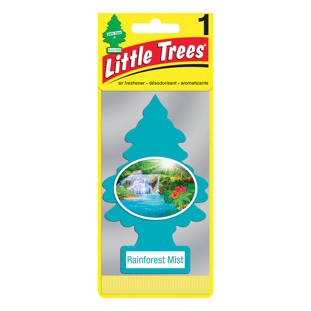 Little Trees Air Freshener - Rainforest Mist 1 Pack, , scaau_hi-res