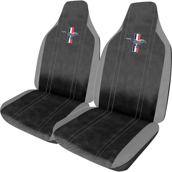 Ford Mustang Seat Covers Pony Logo