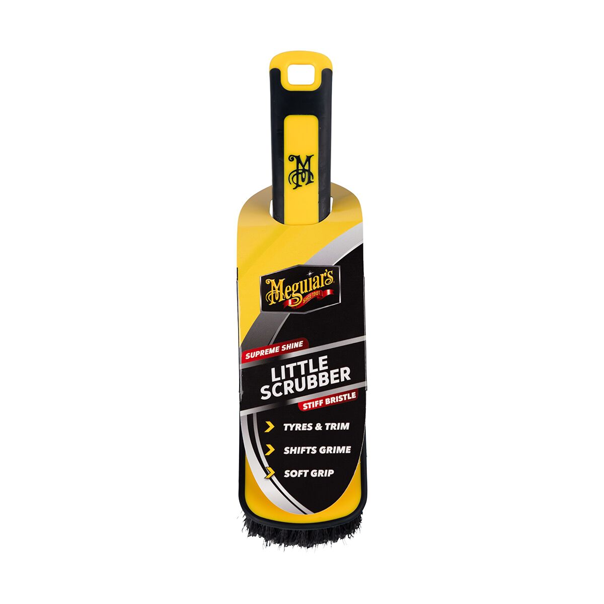 Meguiar's Little Scrubber Tyres 'N' Trim Brush, , scaau_hi-res