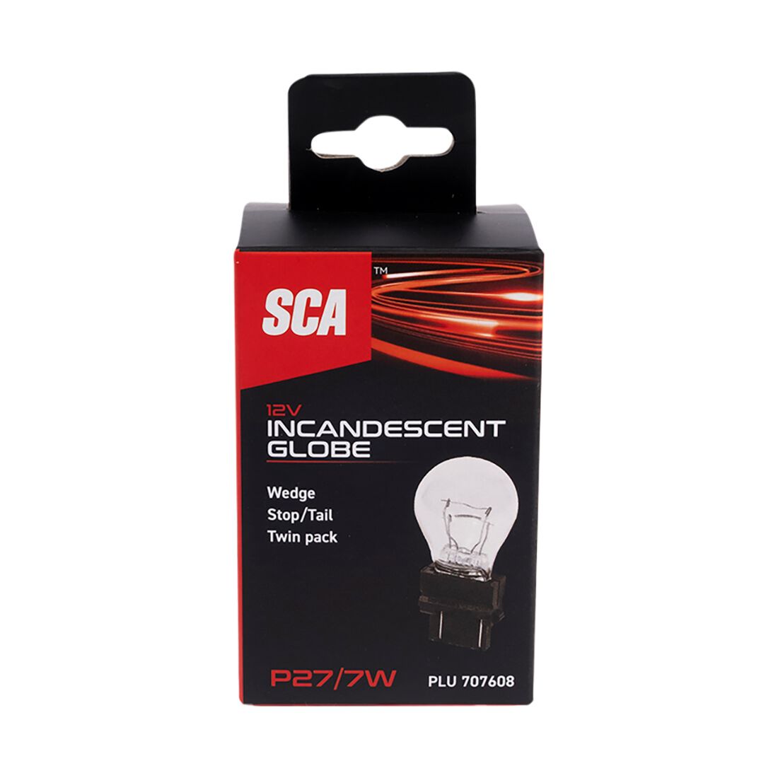 SCA Incandescent Globe - PY27 12V 27/7W - 2 Pack, , scaau_hi-res