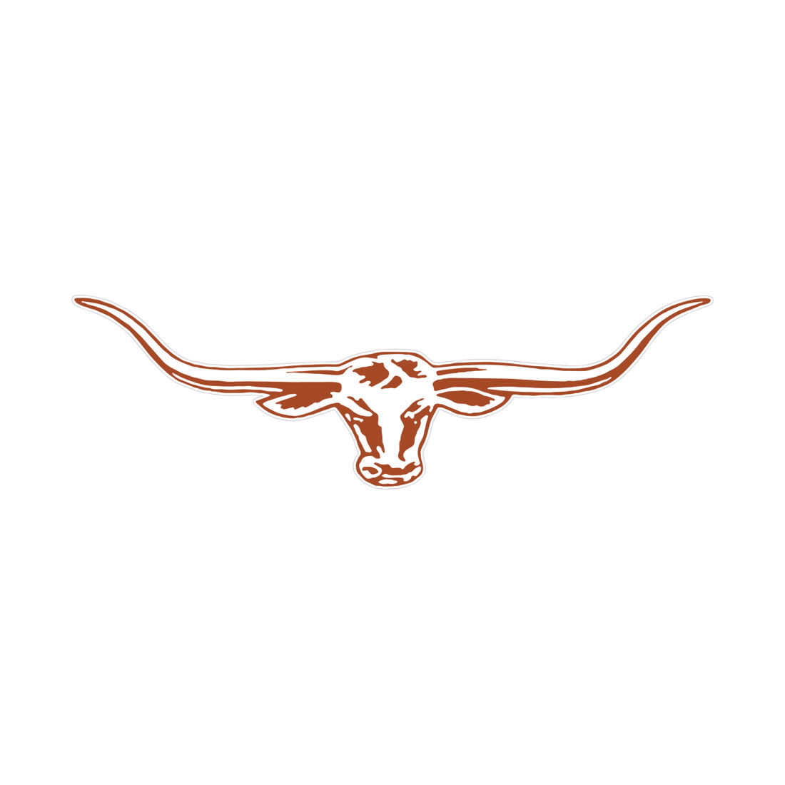 R.M.Williams Tan Longhorn Sticker, , scaau_hi-res