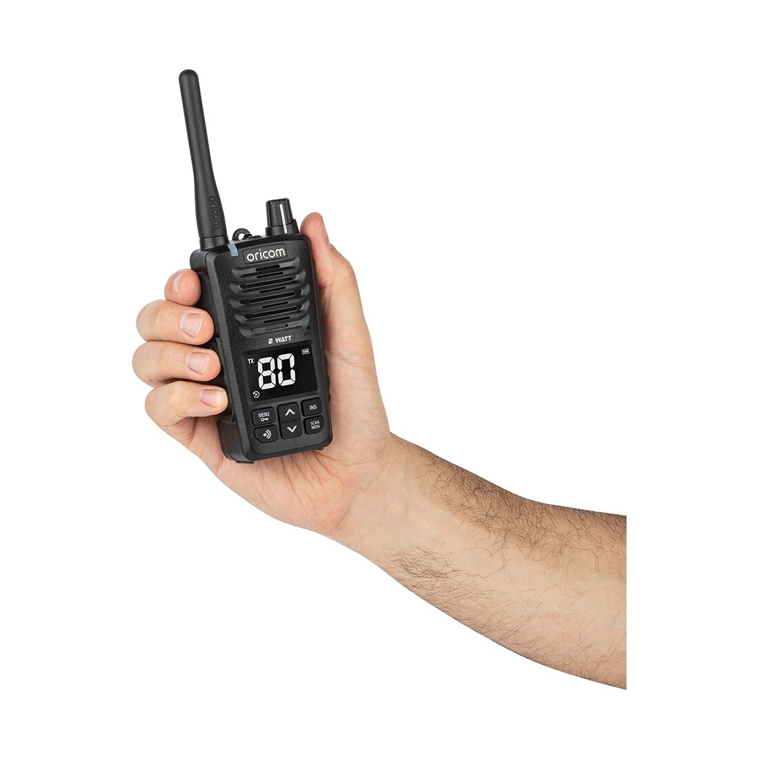 Oricom UHF2600 2W Waterproof Handheld UHF Radio, , scaau_hi-res