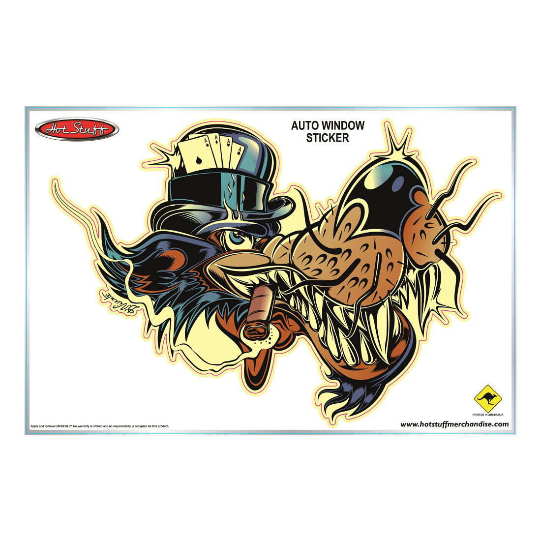 Hot Stuff Sticker Big Bad Wolf Meduim, , scaau_hi-res