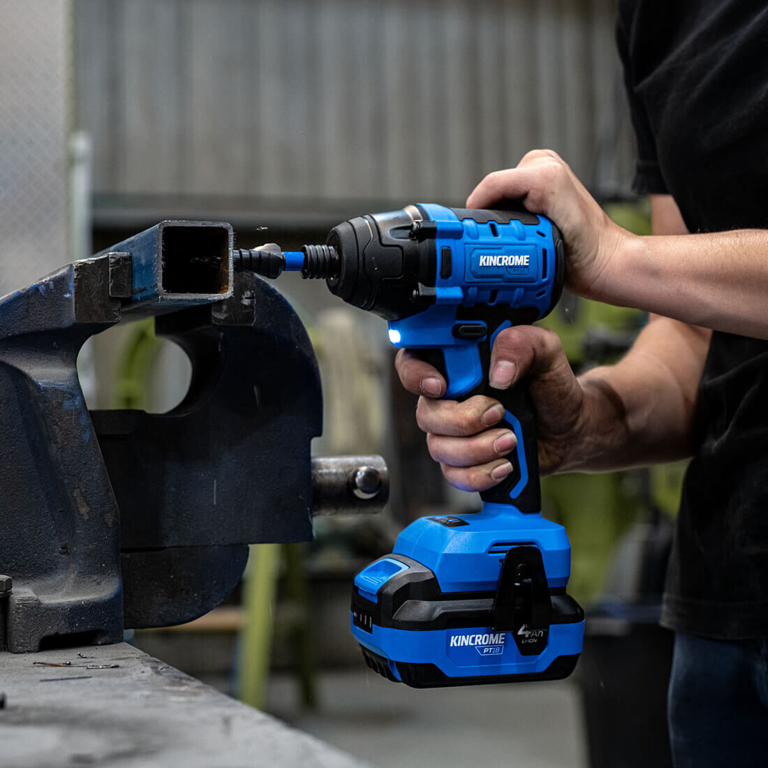 Kincrome PT18 18V 2 Piece Brushless Hammer Drill & Impact Driver Kit 2.0Ah, , scaau_hi-res