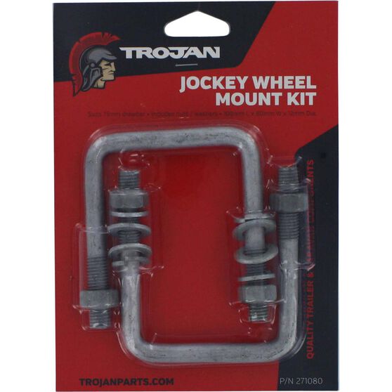 Trojan Square Trailer U Bolt Kit 80mm x 100mm Supercheap Auto