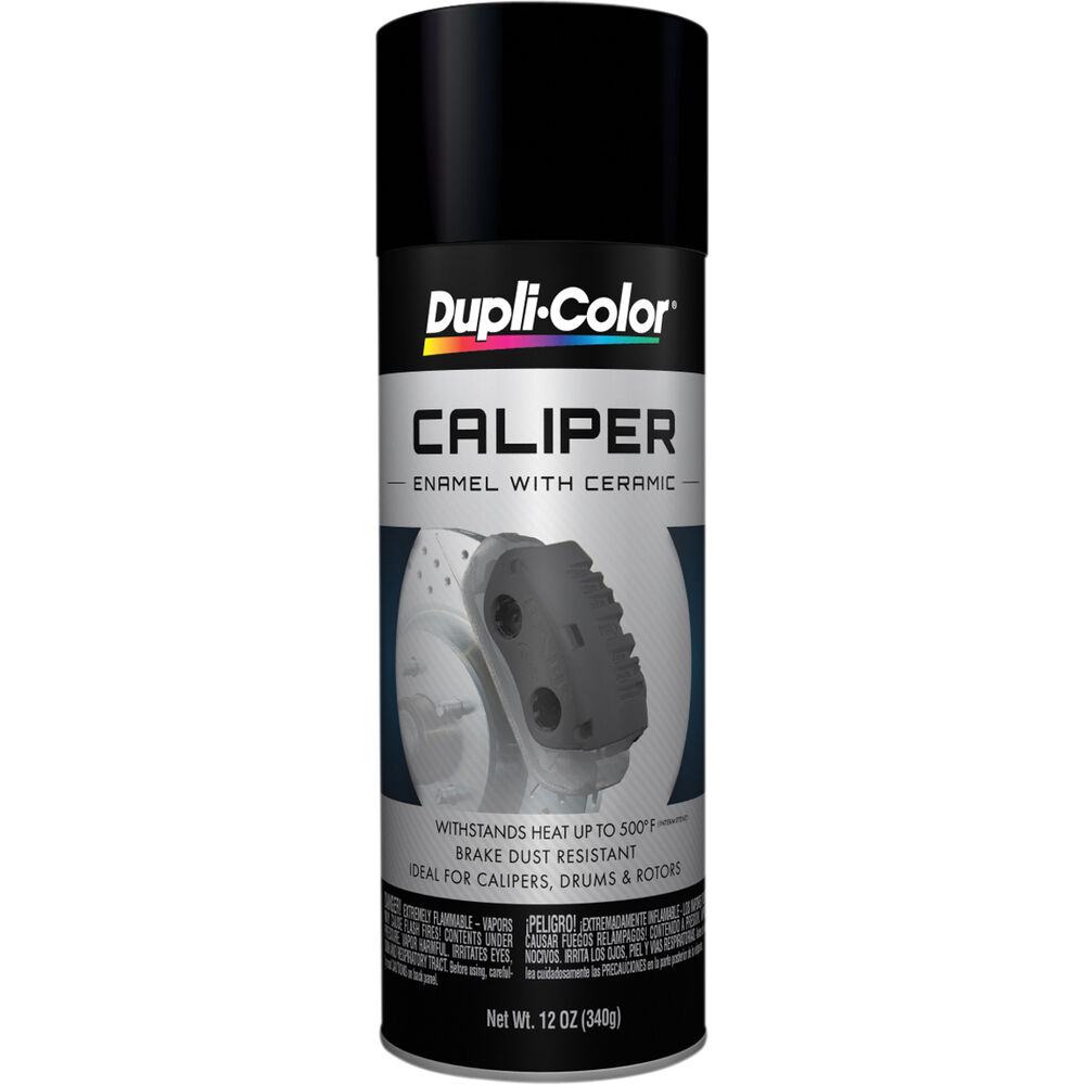 Duplicolor Aerosol Paint Caliper Paint, Satin Black, 340g