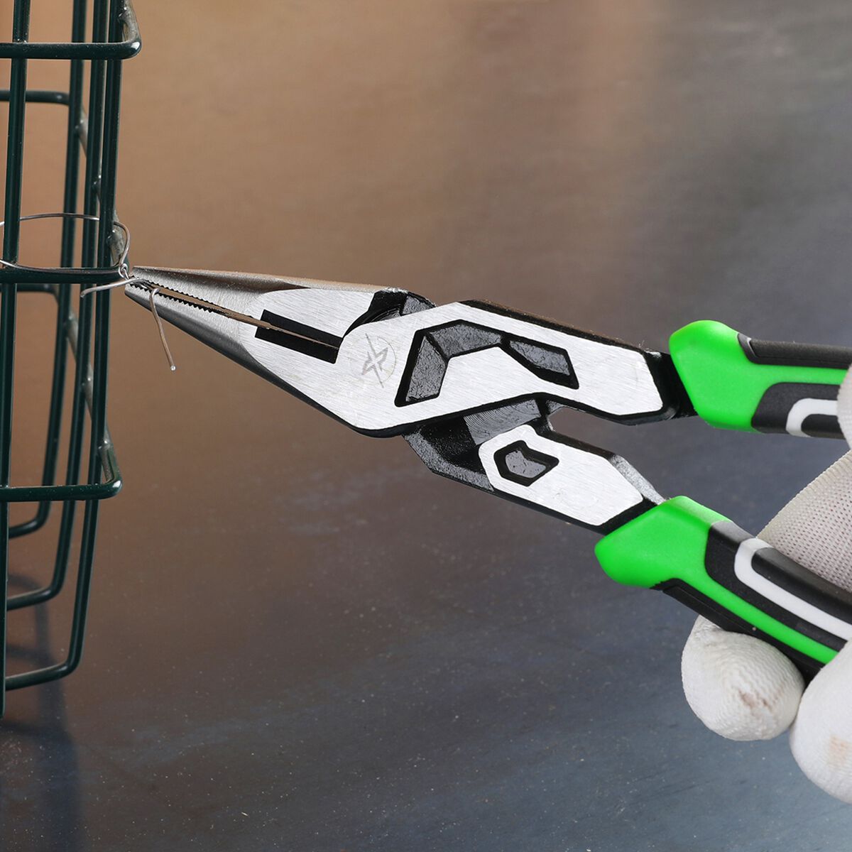 ToolPRO-X Pliers Double Leverage Long Nose 200mm, , scaau_hi-res