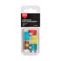 SCA Automotive Fuses - Standard Blade Assorted, 6 Pack, , scaau_hi-res