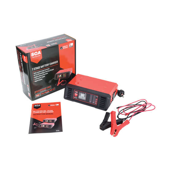 SCA 6V/12V/24V 10 Amp Battery Charger, , scaau_hi-res