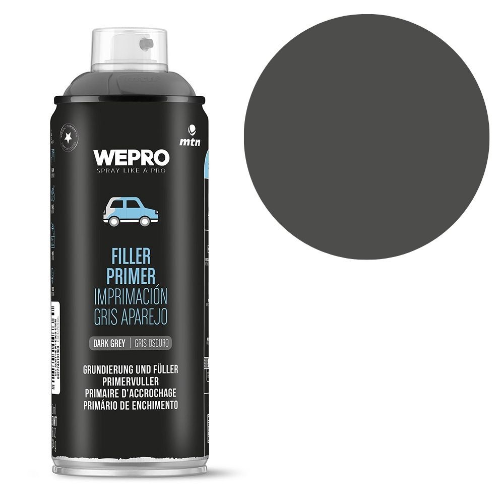 MTN WEPRO Filler Primer Dark Grey 400mL, , scaau_hi-res