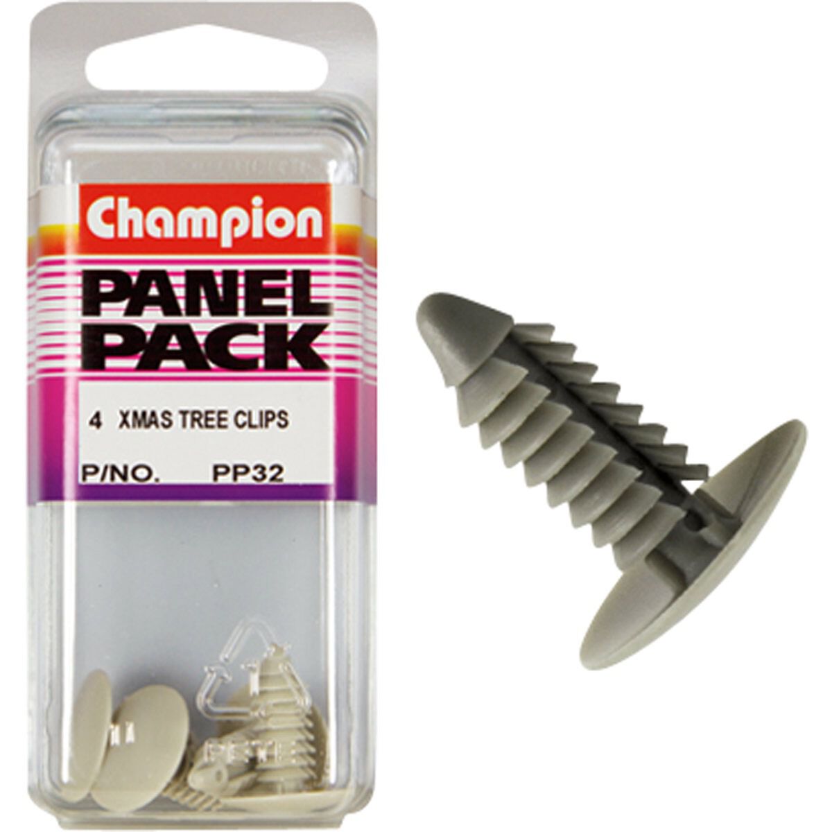 Champion Panel Pack Christmas Tree Clips PP32 White Supercheap Auto