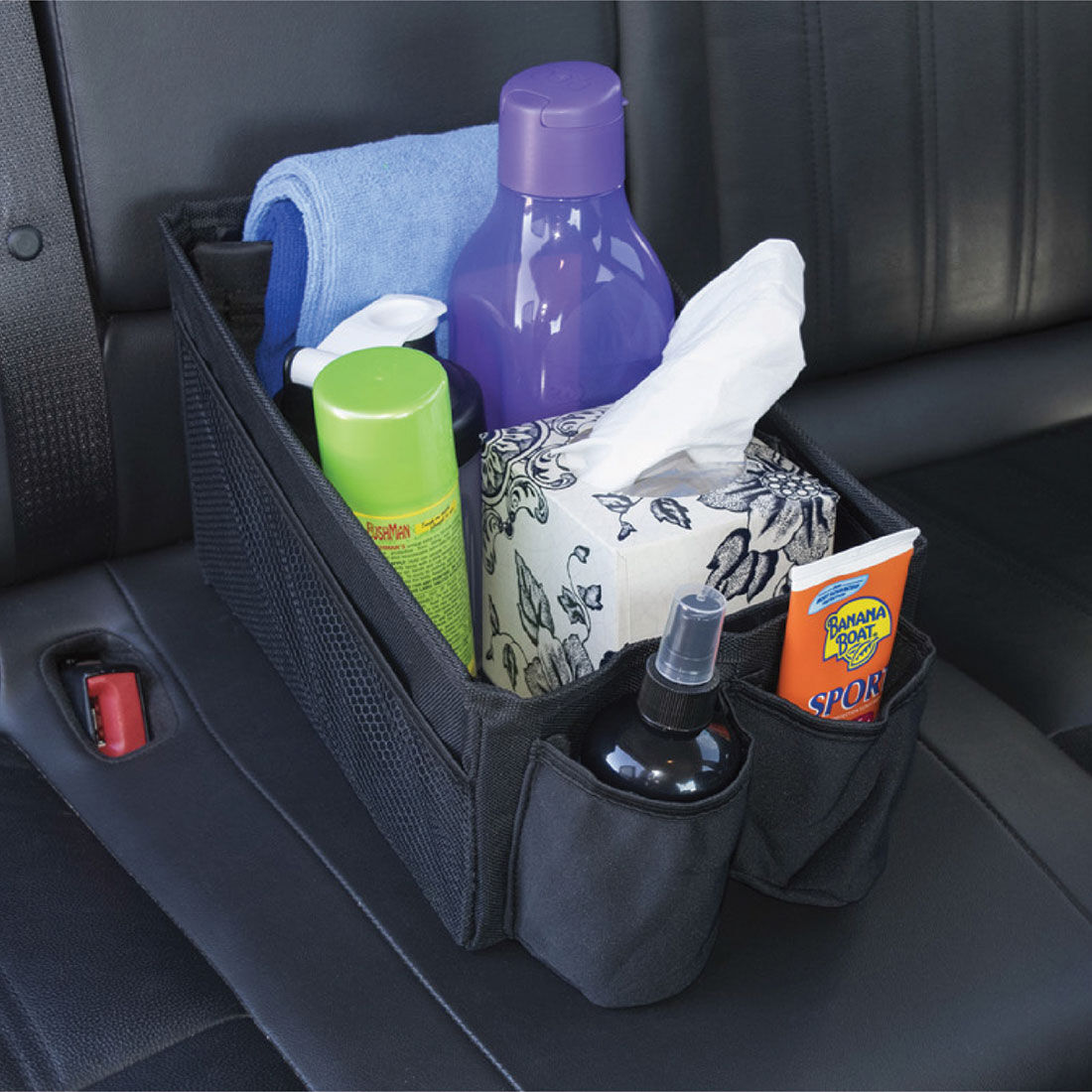 Cabin Crew Repreve Compact Organiser Black, , scaau_hi-res