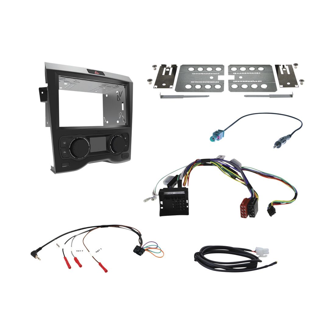 Aerpro 7" Multimedia Receiver Head Unit Kit to suit Holden VE Series 1 Single Zone (Black) - AM9355BK, , scaau_hi-res