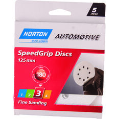 Norton Speed Grip Disc 180 Grit 125mm 5 Pack, , scaau_hi-res
