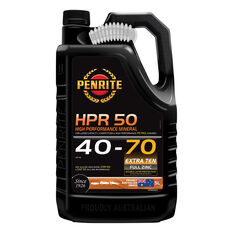 Penrite HPR 50 Engine Oil - 40W-70, 5 Litre, , scaau_hi-res
