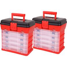 ToolPRO Plastic Organiser 19 Compartment 4 Pack, , scaau_hi-res