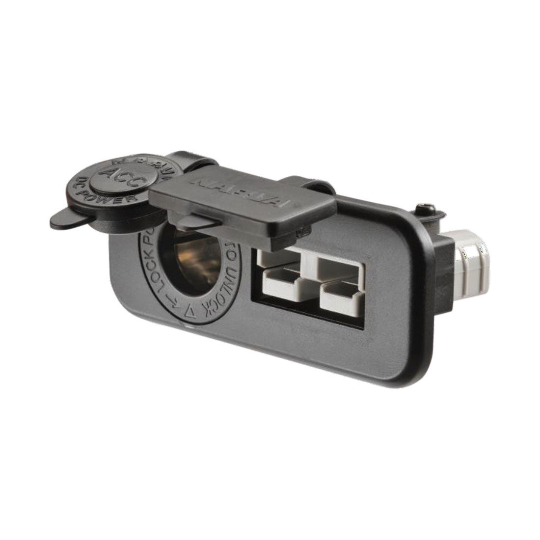 Narva 50A Connector 12/24V Flush Socket, , scaau_hi-res