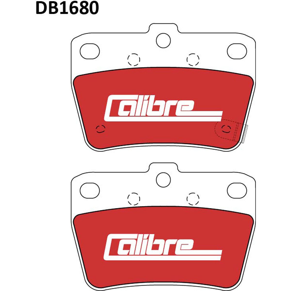 Calibre Disc Brake Pads DB1680CAL, , scaau_hi-res