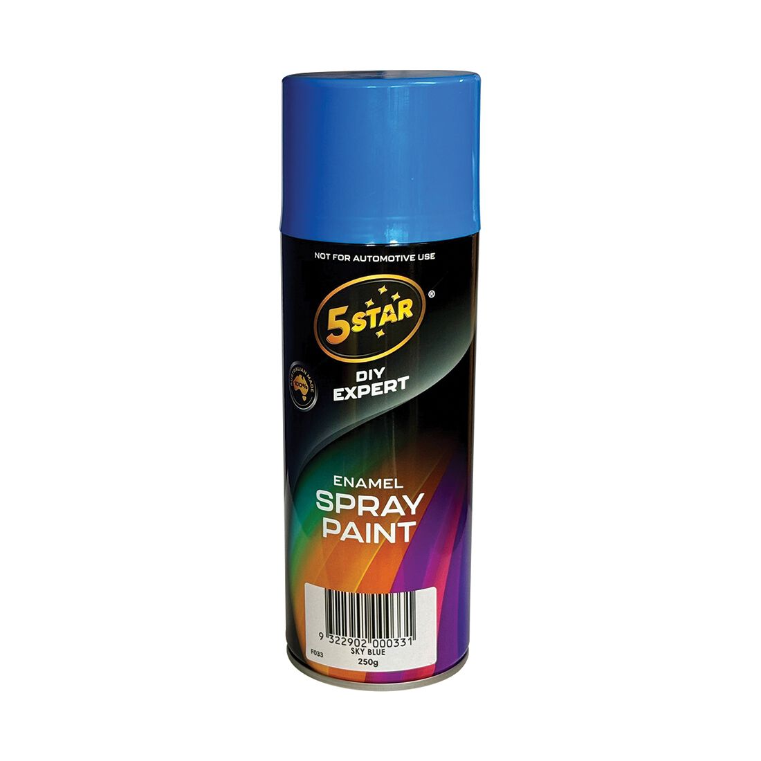 5 Star Enamel Spray Paint Sky Blue 250g, , scaau_hi-res