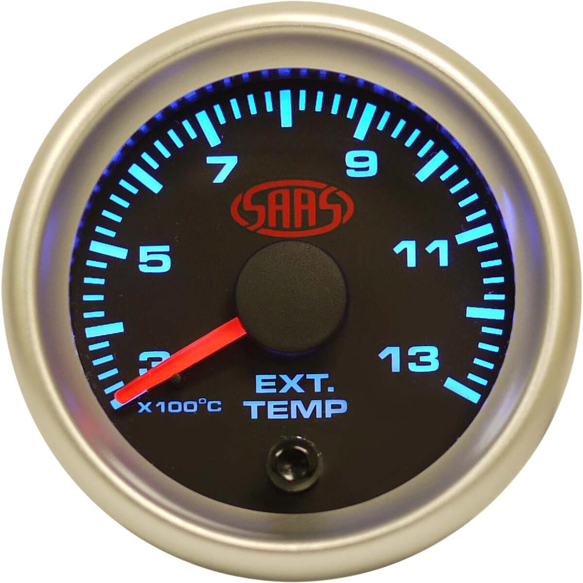 SAAS Gauge Black Face, 52mm, Exhaust Temp, , scaau_hi-res