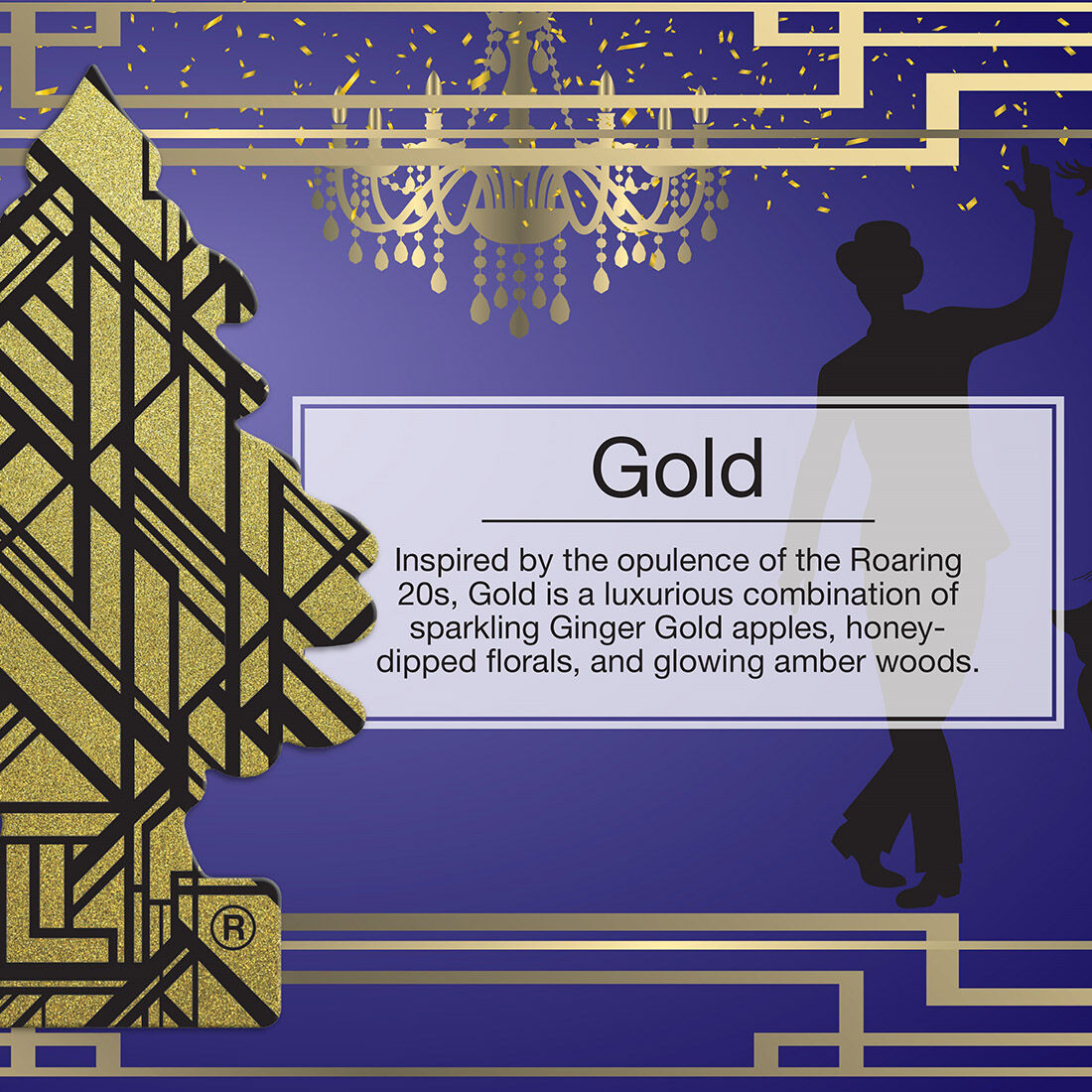 Little Trees Air Freshener - Gold 1 Pack, , scaau_hi-res