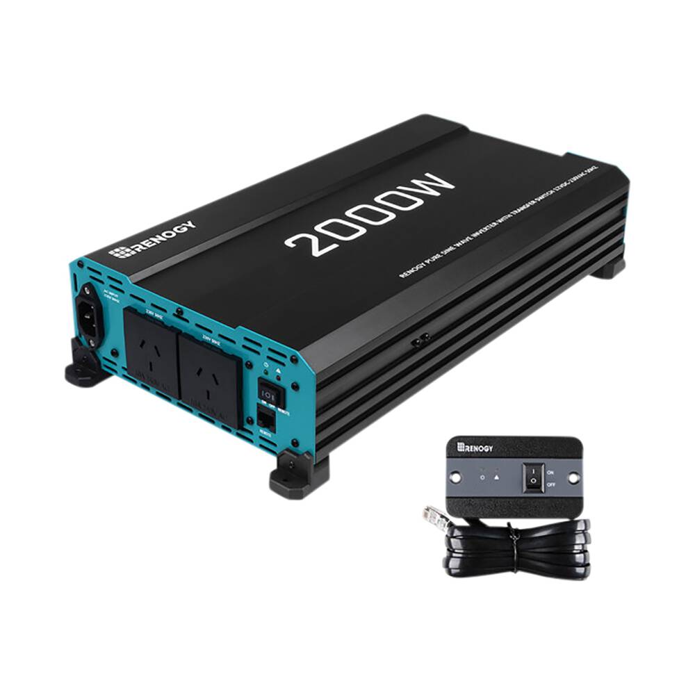Renogy 2000W Pure Sine Wave Inverter With AC Transfer Supercheap Auto