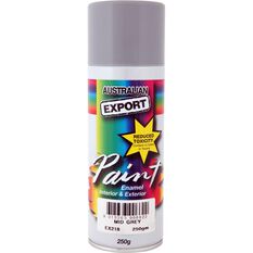 Export Aerosol Paint - Enamel, Mid Grey, 250g, , scaau_hi-res
