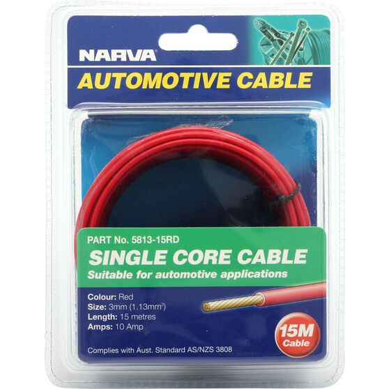 Narva Automotive Cable Single Core Cable 15 Metres 10 Amp Supercheap Auto