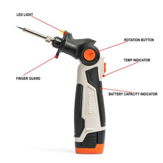 ToolPRO 12V Soldering Iron Kit 2.0Ah, , scaau_hi-res