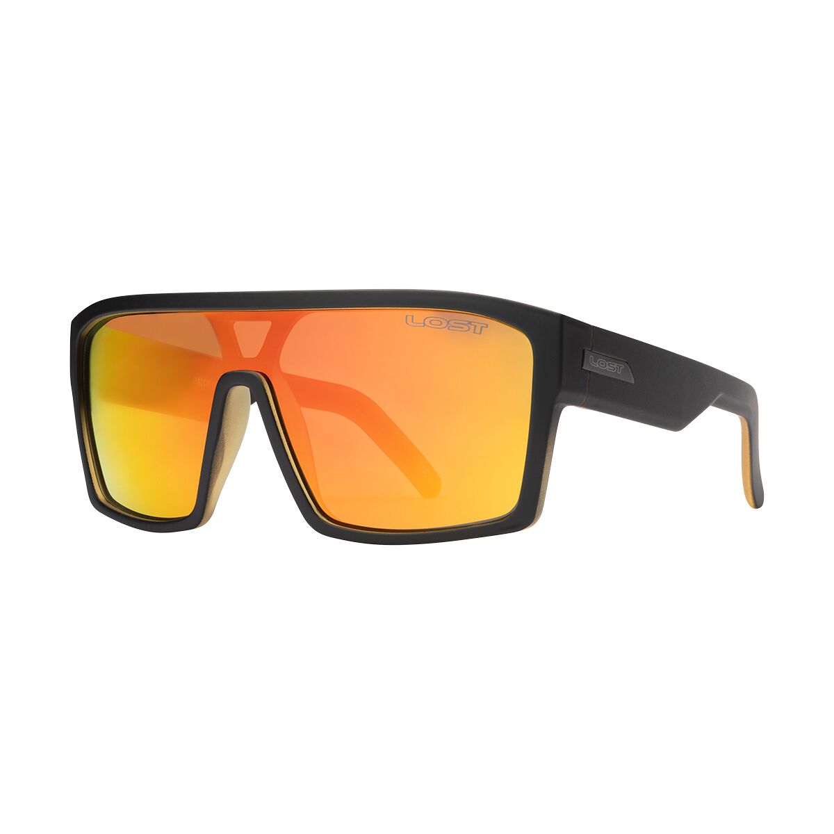 LOST Sunglasses Monaco Orange Mirror Matt Black, , scaau_hi-res