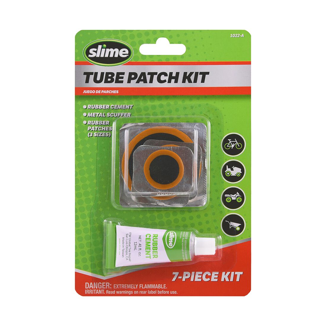 Slime Tube Repair Patch Kit 7PCE, , scaau_hi-res