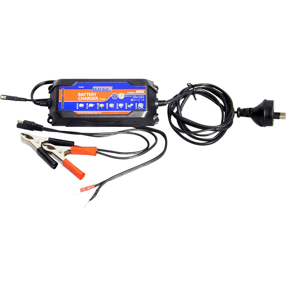 10 Amp 6/12 Volt CAR BATTERY CHARGER MAINTAINER DEEP CYCLE 