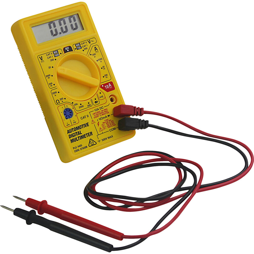 Best Buy Multimeter Digital, 12V, Automotive Supercheap Auto