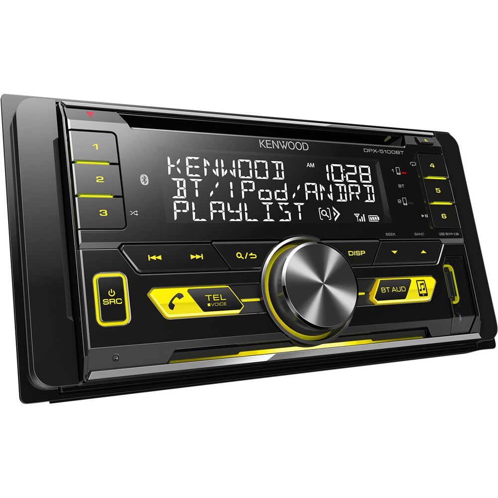 Kenwood CD Player with Bluetooth and USB Double DIN DPX5100BT