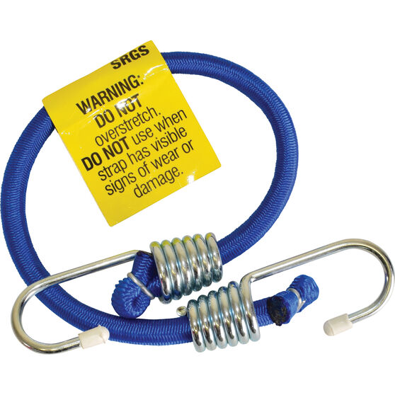 SCA Metal Hook Bungee Cord - 45cm, Blue, , scaau_hi-res