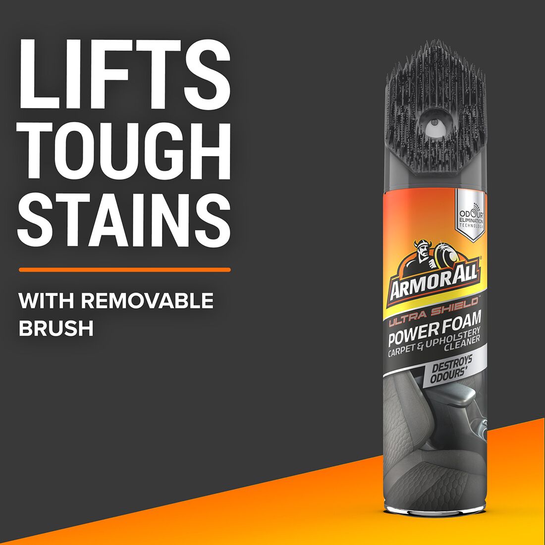 Armor All Ultra Shield Carpet & Upholstery Cleaner Brush 500g, , scaau_hi-res