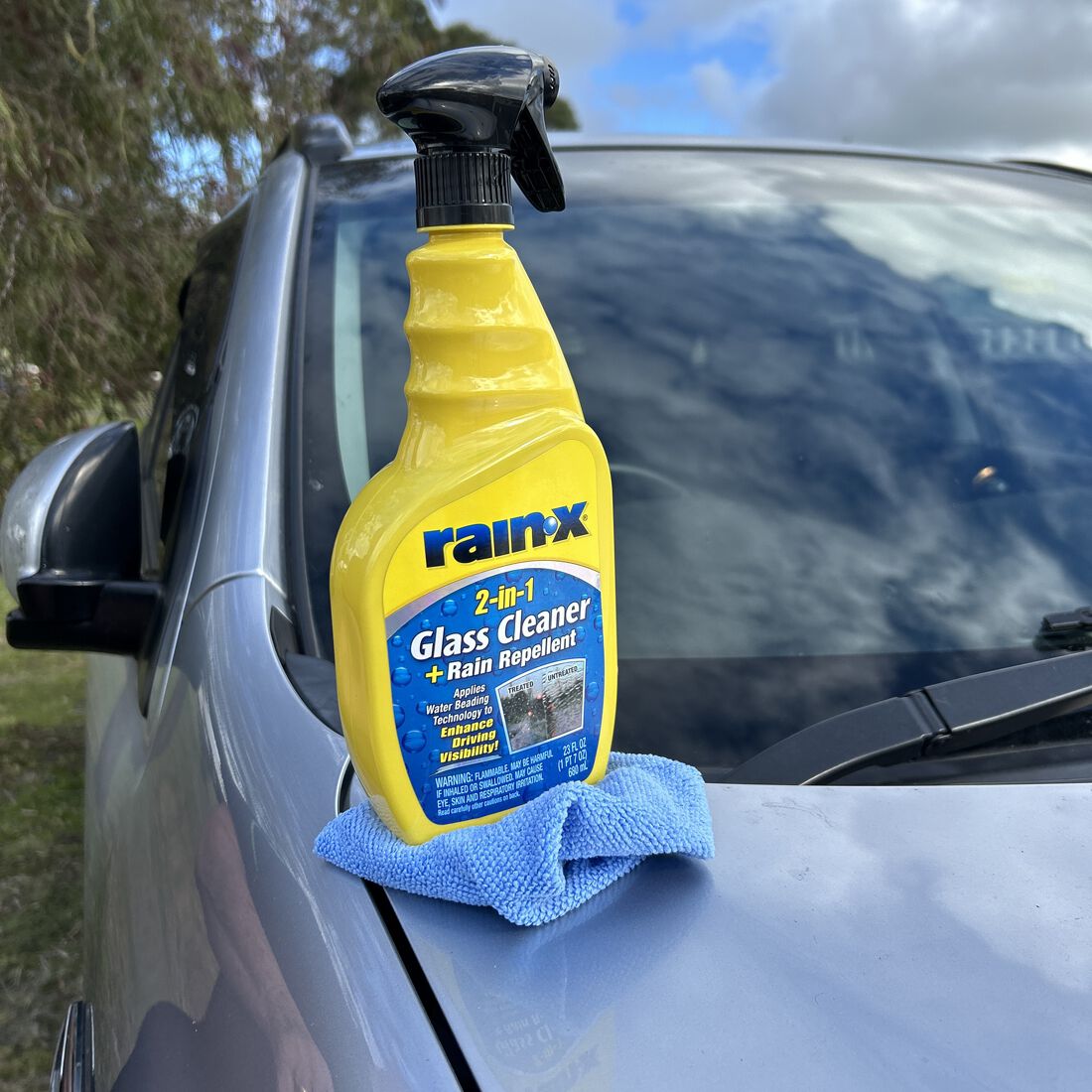 Rain-X 2-in-1 Glass Cleaner 680ml, , scaau_hi-res