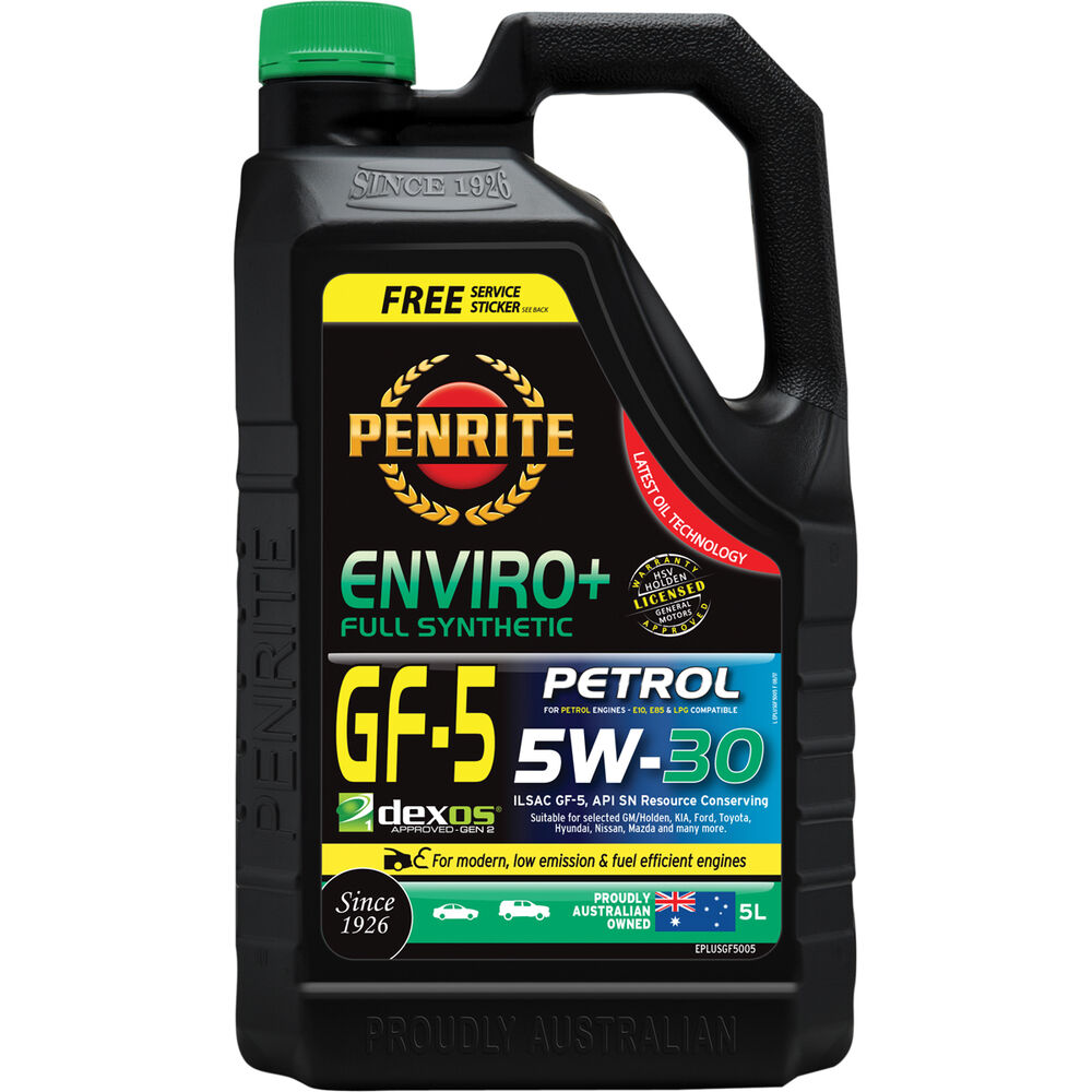 Penrite Enviro+ GF5 Engine Oil 5W30 5 Litre Supercheap Auto