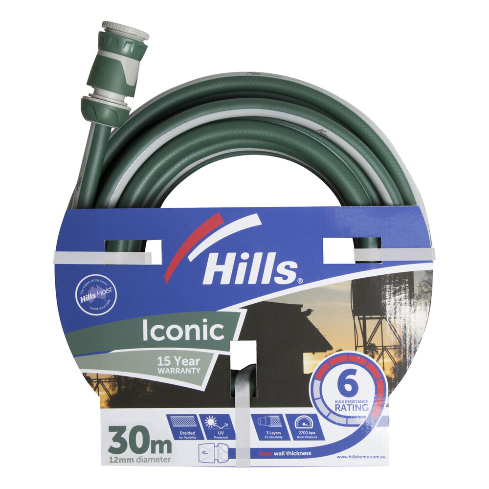 Hills Iconic Hose 12mm x 30m Supercheap Auto