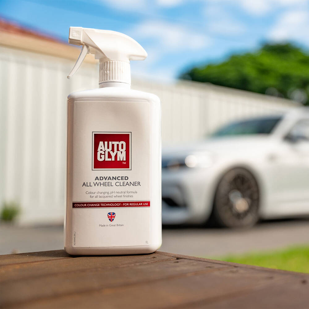Autoglym Advanced All Wheel Cleaner,1L – Colour Change Technology Reacts With Brake Dust,pH Neutral Car Wheel Cleaner Spray And Alloy Wheel Cleaner Safe For All Wheel Types