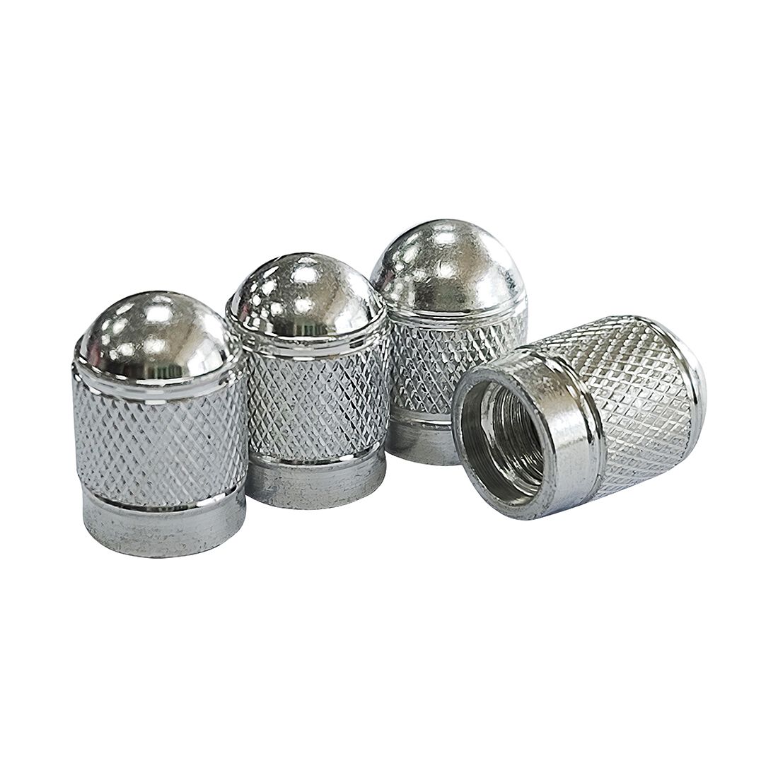 SCA Anodised Valve Caps 4 Pack Silver, , scaau_hi-res