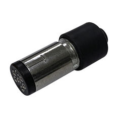 SCA Trailer Plug 7 Pin Small Round Metal, , scaau_hi-res