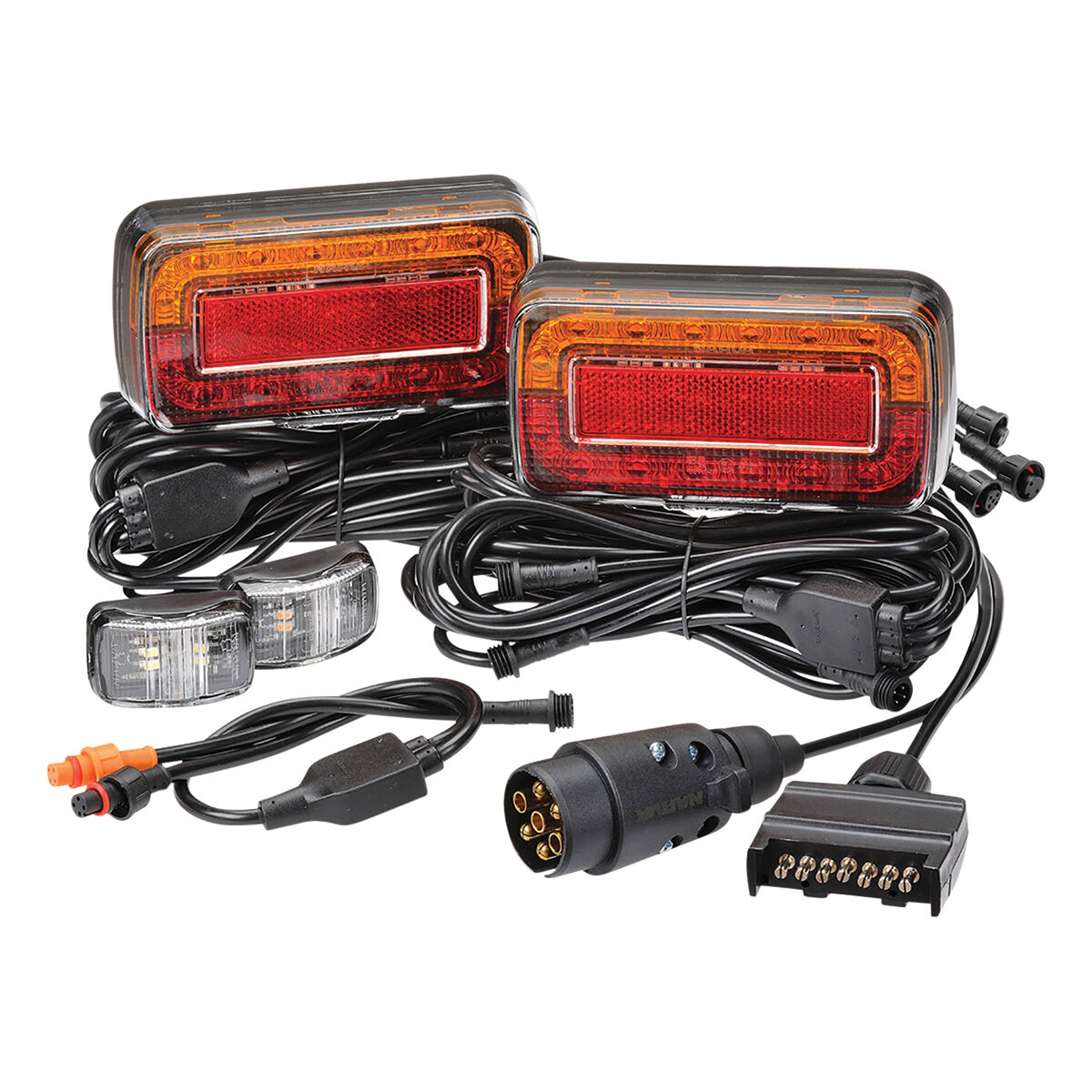 Narva 12V Boat Trailer Lamp Plug Play Kit Submersible MDL37
