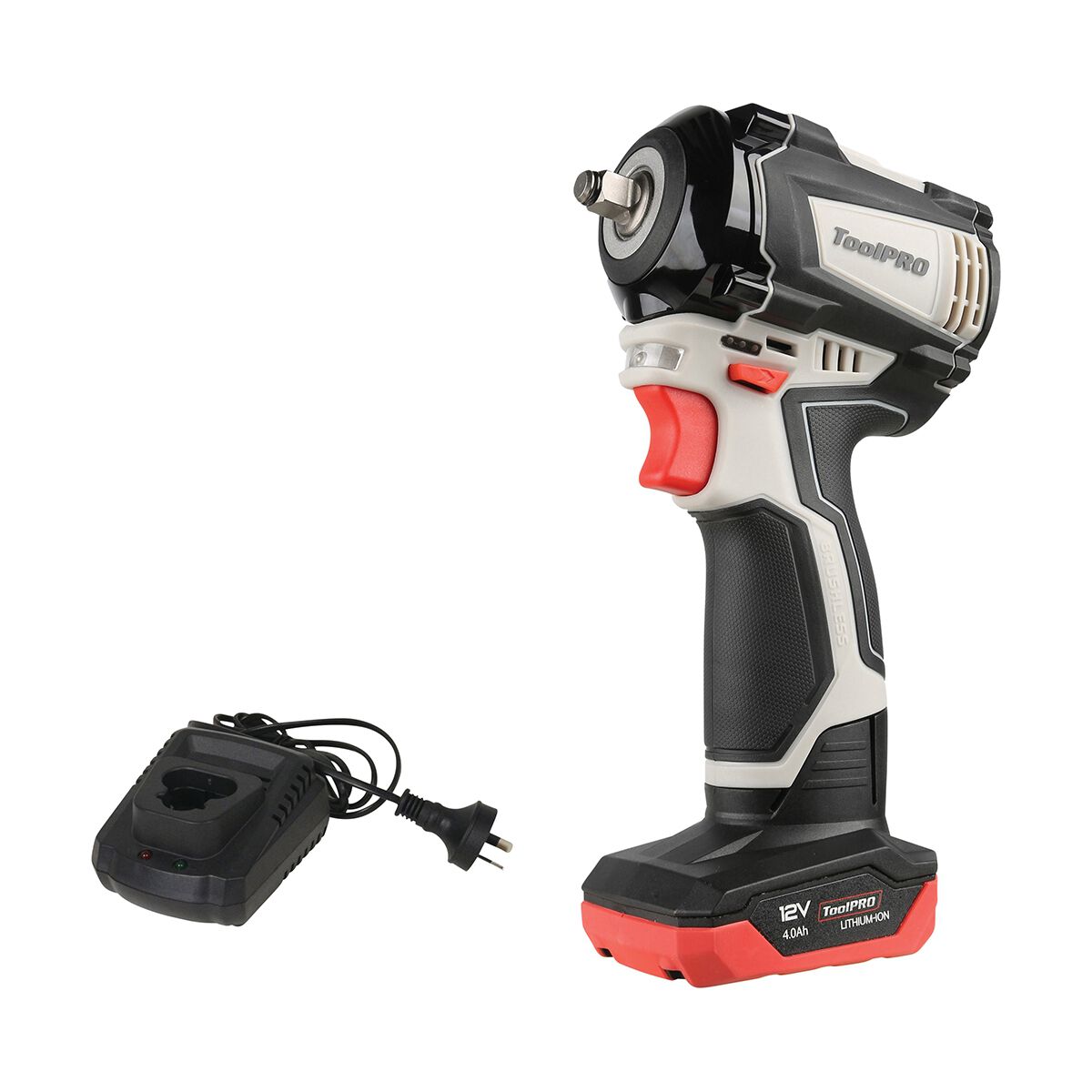 ToolPRO 12V 3/8" Brushless Impact Wrench Kit 4.0Ah, , scaau_hi-res