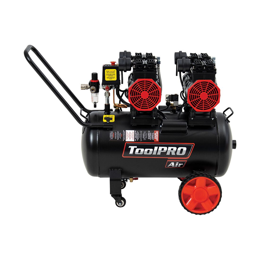 ToolPRO Air Compressor Silenced 2.75HP 50 Litre tank, , scaau_hi-res