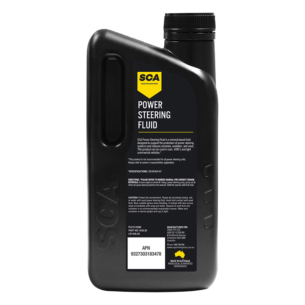 SCA Power Steering Fluid 1 Litre Supercheap Auto