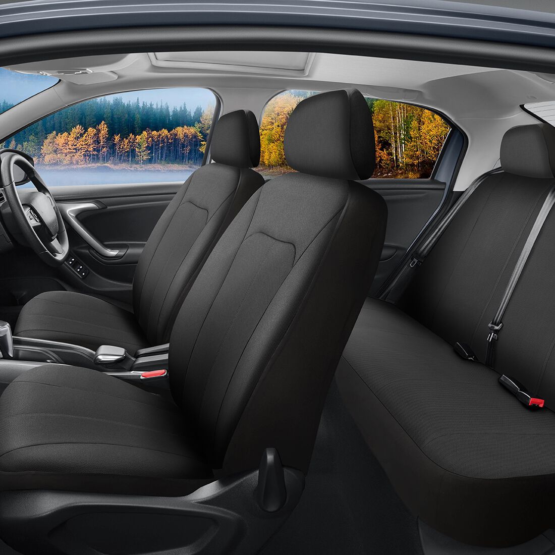 SCA Mesh Seat Covers Set Black, Adjustable Headrests, Airbag Compatible, Size 30A&06H, , scaau_hi-res