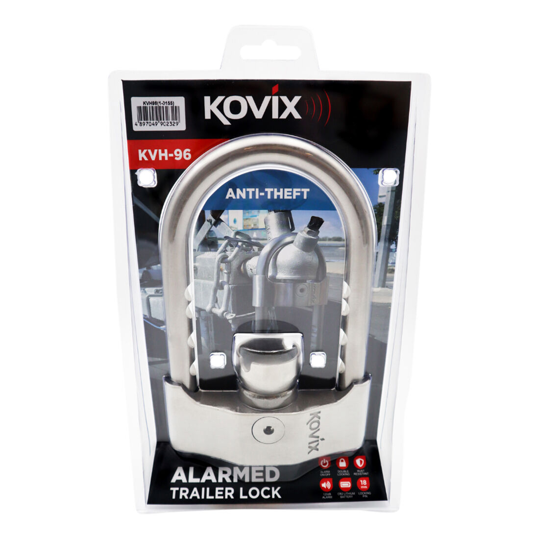 Kovix Alarmed Trailer Lock, , scaau_hi-res
